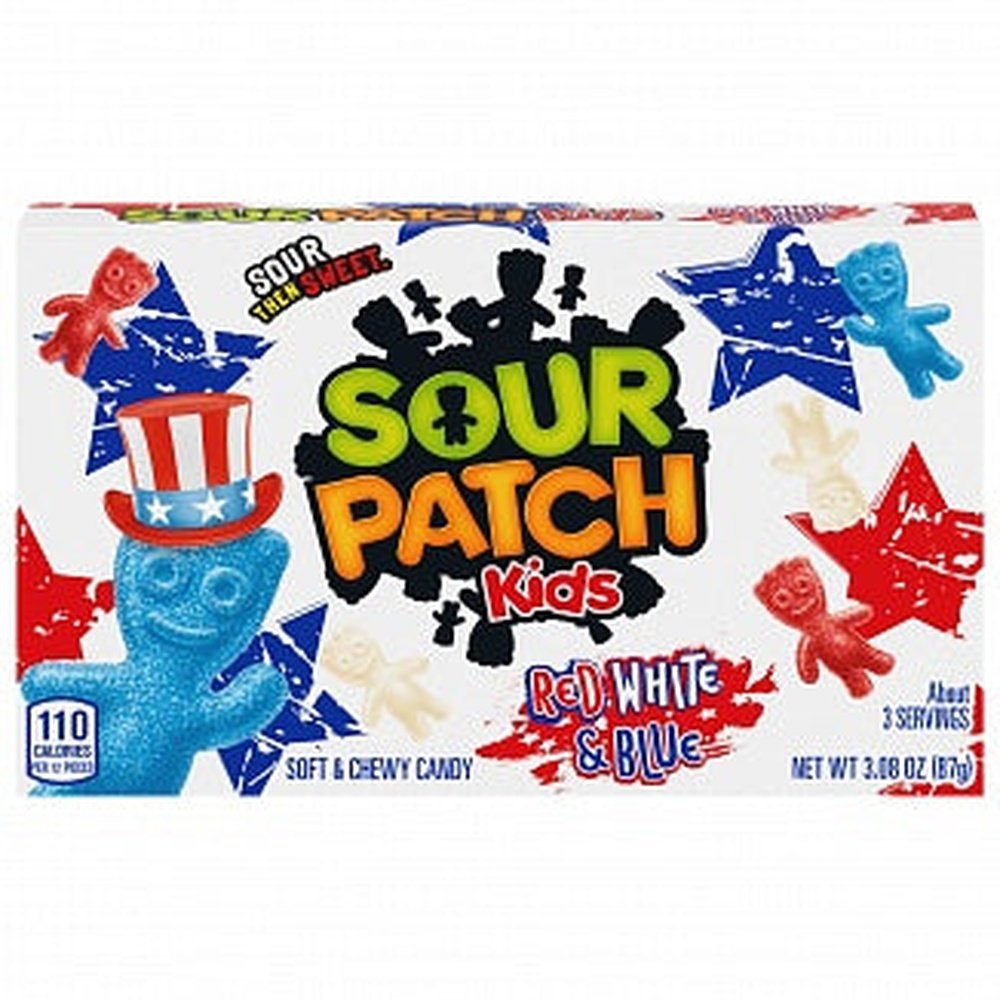 Sour Patch Kids Red White & Blue - My American Shop France