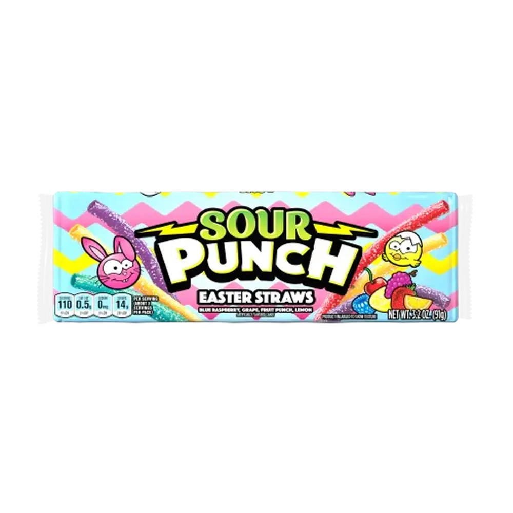 Sour Punch Easter Straws