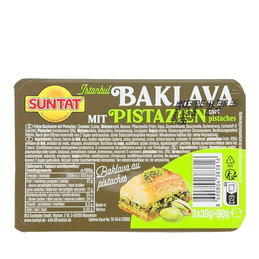 Suntat Baklava With Pistachios - My American Shop