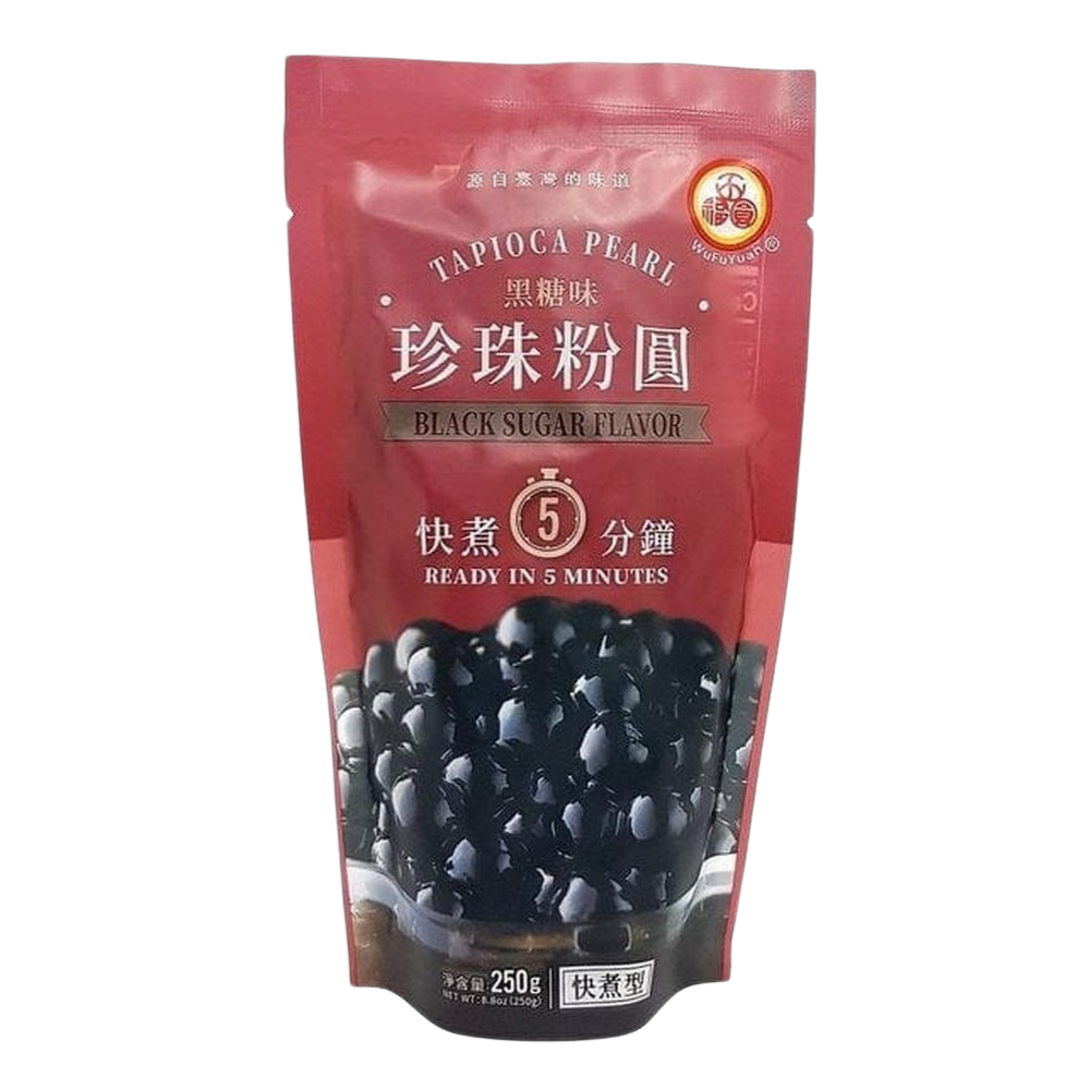 Tapioca Pearl Bubble Tea Black Sugar