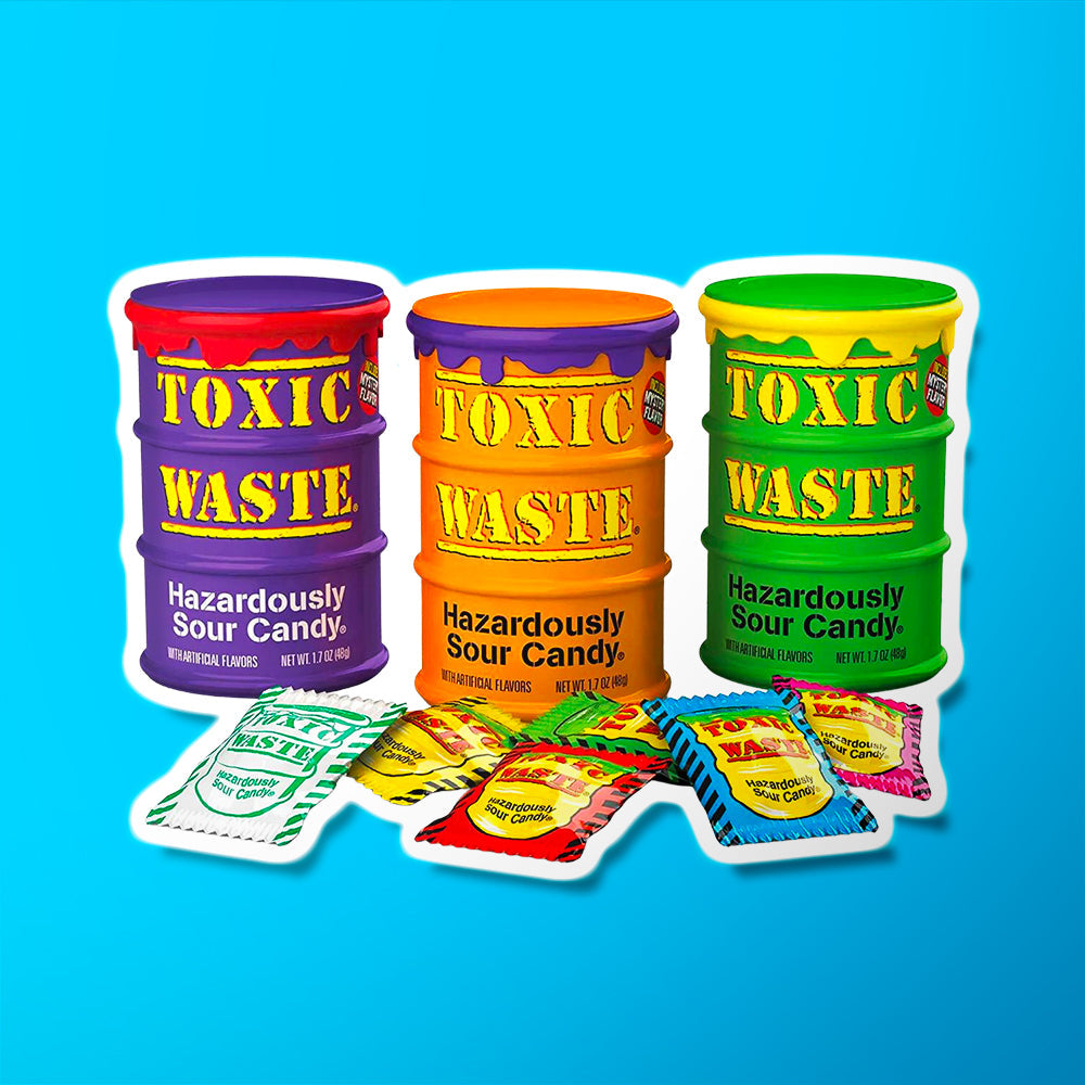 Toxic Waste Hazardously Sour Candy - My American Shop France