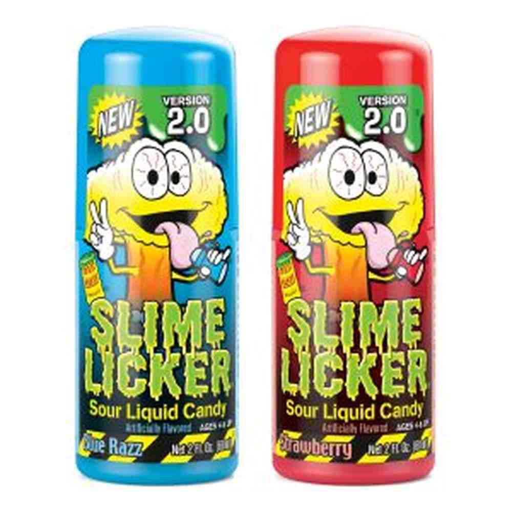Toxic Waste Slime Licker Blue Raspberry & Strawberry - My American Shop