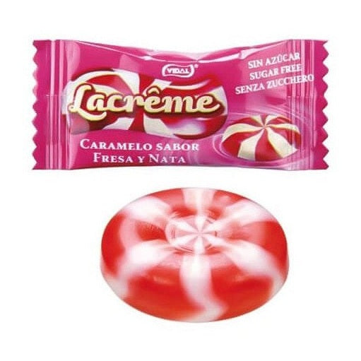 Vidal Lacrême Sugar Free Strawberry & Cream Big