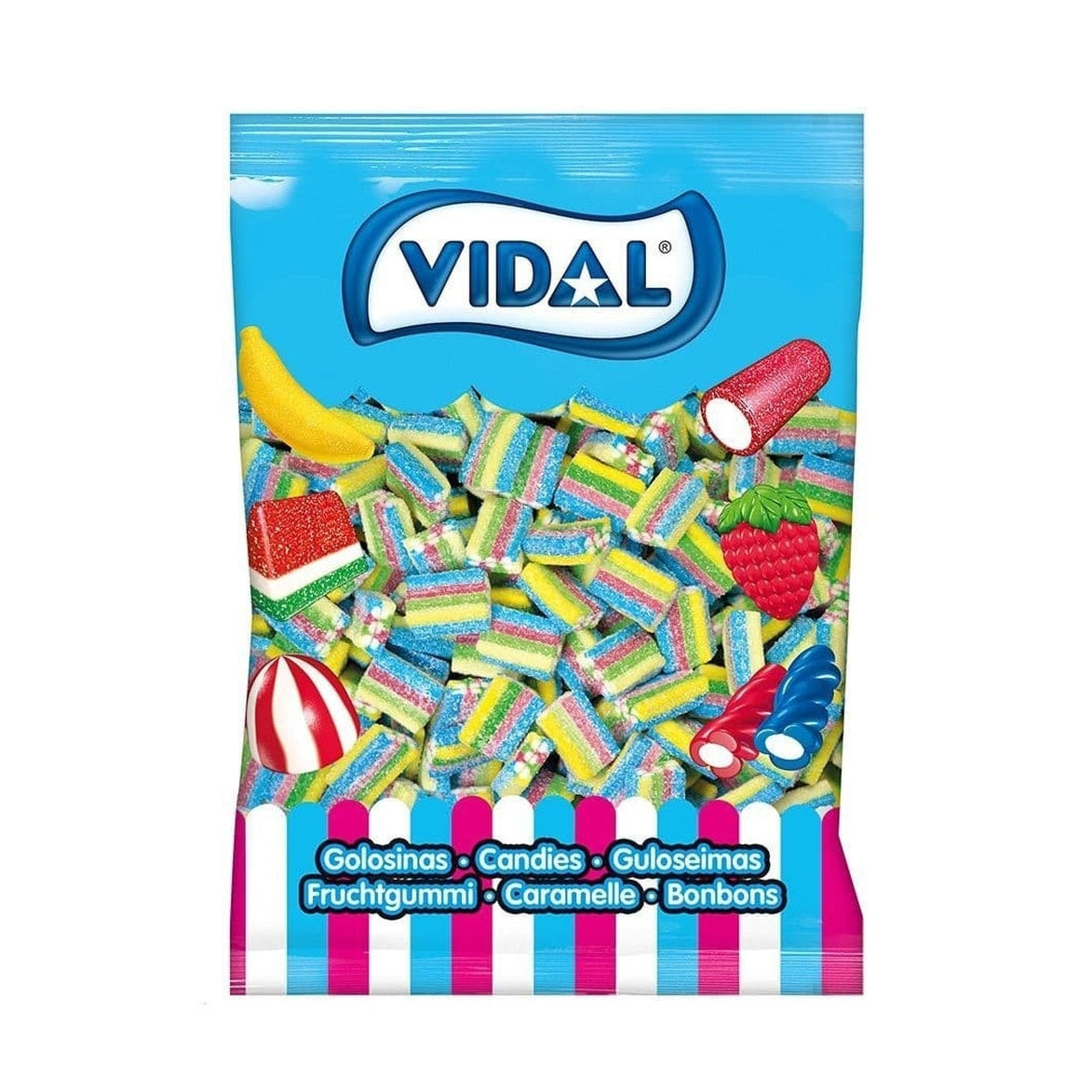 Vidal Sour Bricks Rainbow - My American Shop