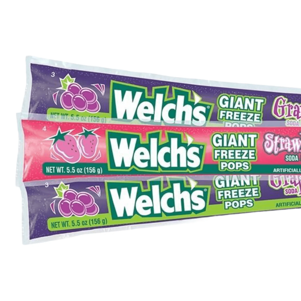 Welch’s Soda Giant Freezies Grape Strawberry - My American Shop France