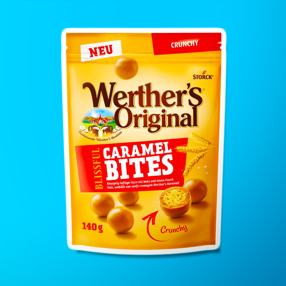 Werther's Original Blissful Caramel Bites Crunchy - My American Shop France