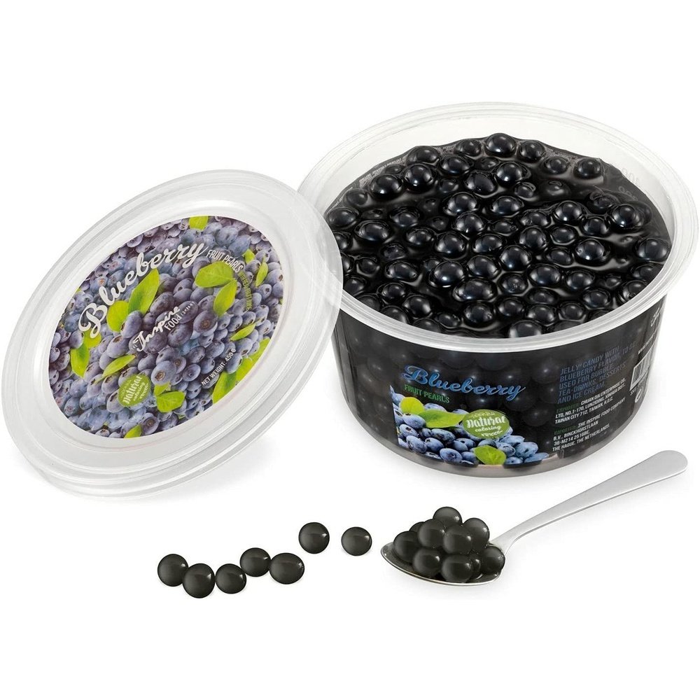 Bubble Tea Popping Fruit Pearls Blueberry - My American Shop