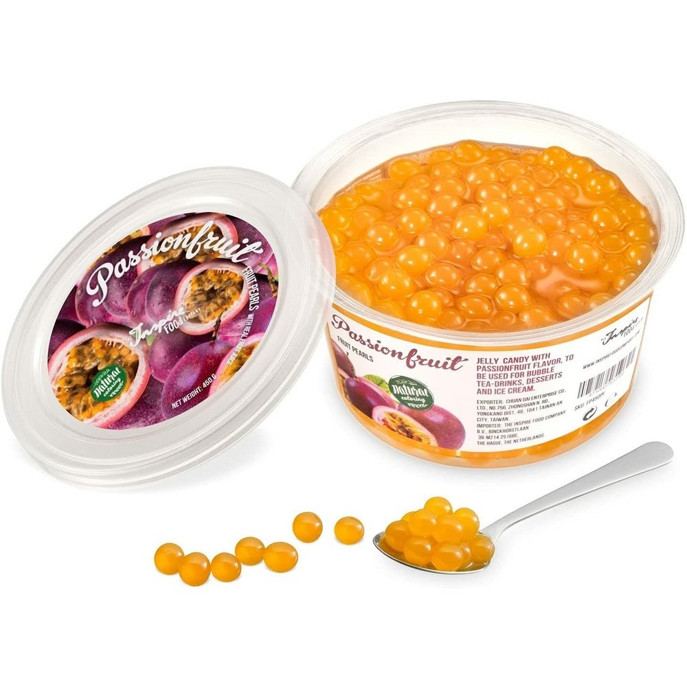 Bubble Tea Popping Fruit Pearls Passionfruit - My American Shop
