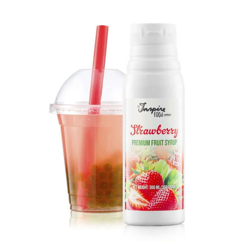 Bubble Tea Syrup Strawberry - My American Shop