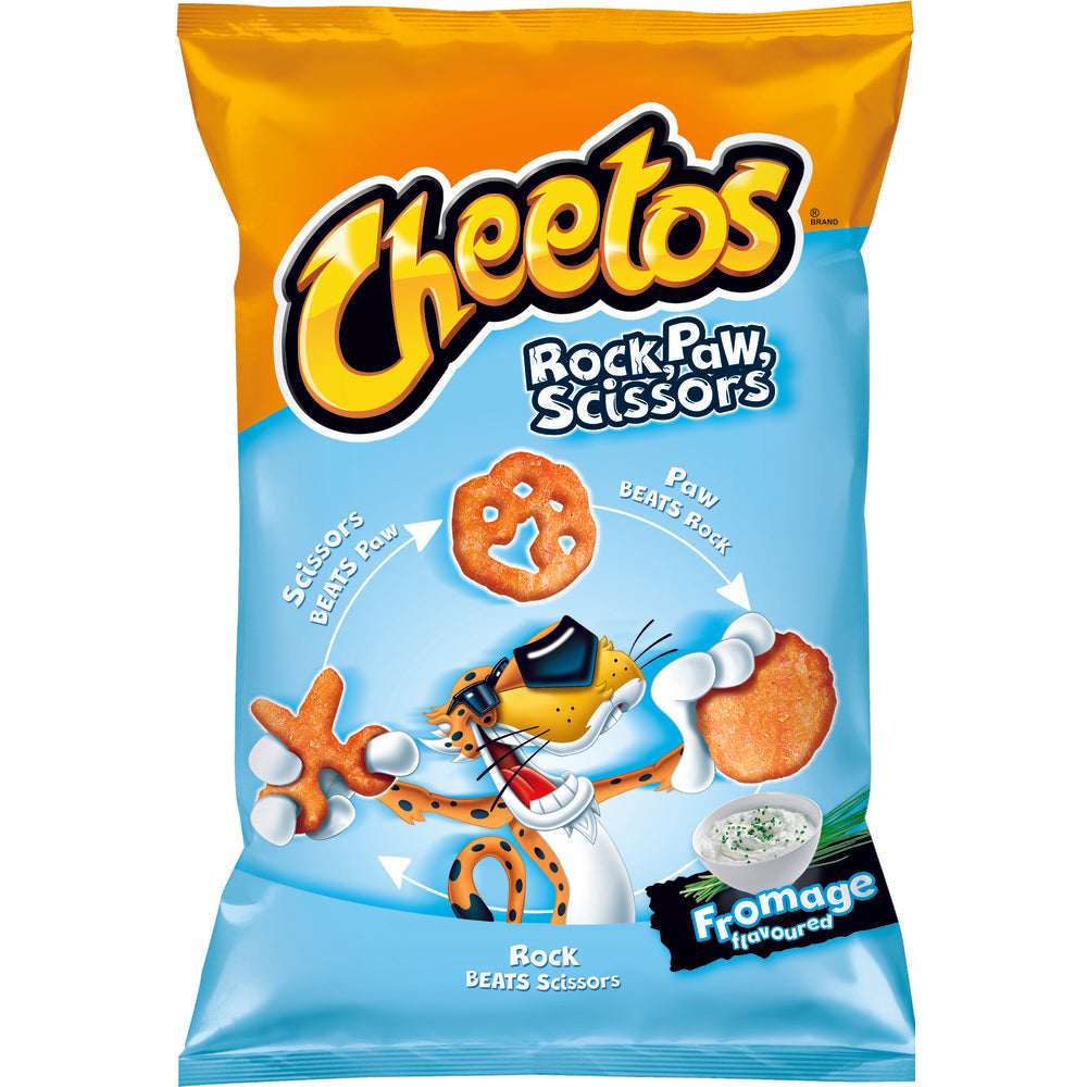 CHEETOS ROCK, PAW, SCISSORS FROMAGE FLAVOUR - My American Shop