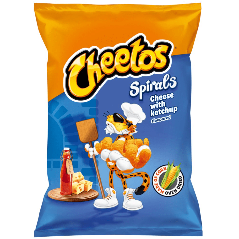 Cheetos Spirals Cheese & Ketchup Medium - My American Shop