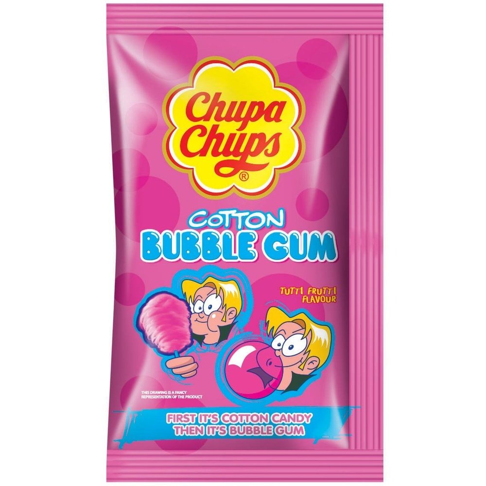 Chupa Chups Cotton Bubble Gum - My American Shop France