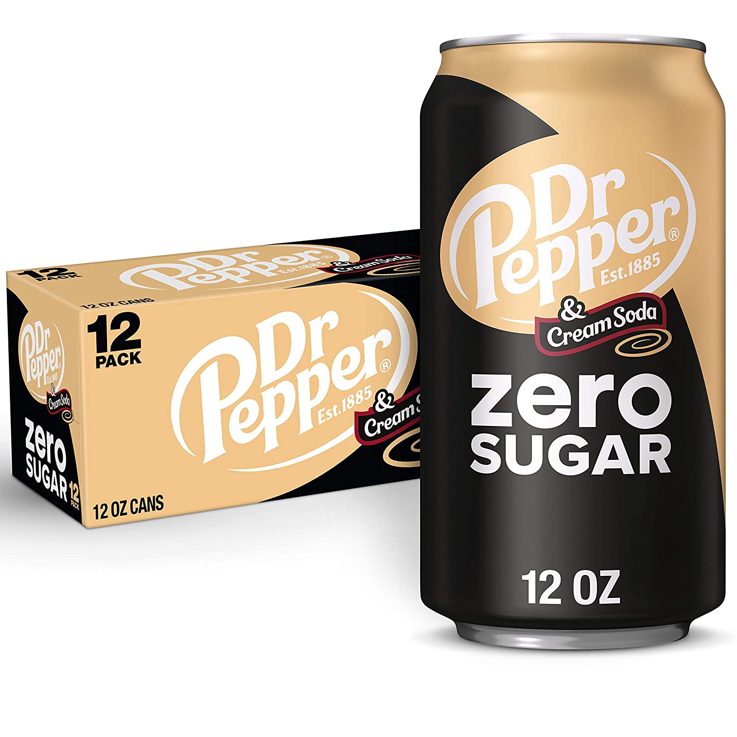 Dr Pepper & Cream Soda Zero - My American Shop
