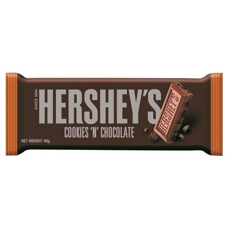Hershey’s Cookies’N’Chocolate - Barre chocolat au lait et cookies - My American Shop