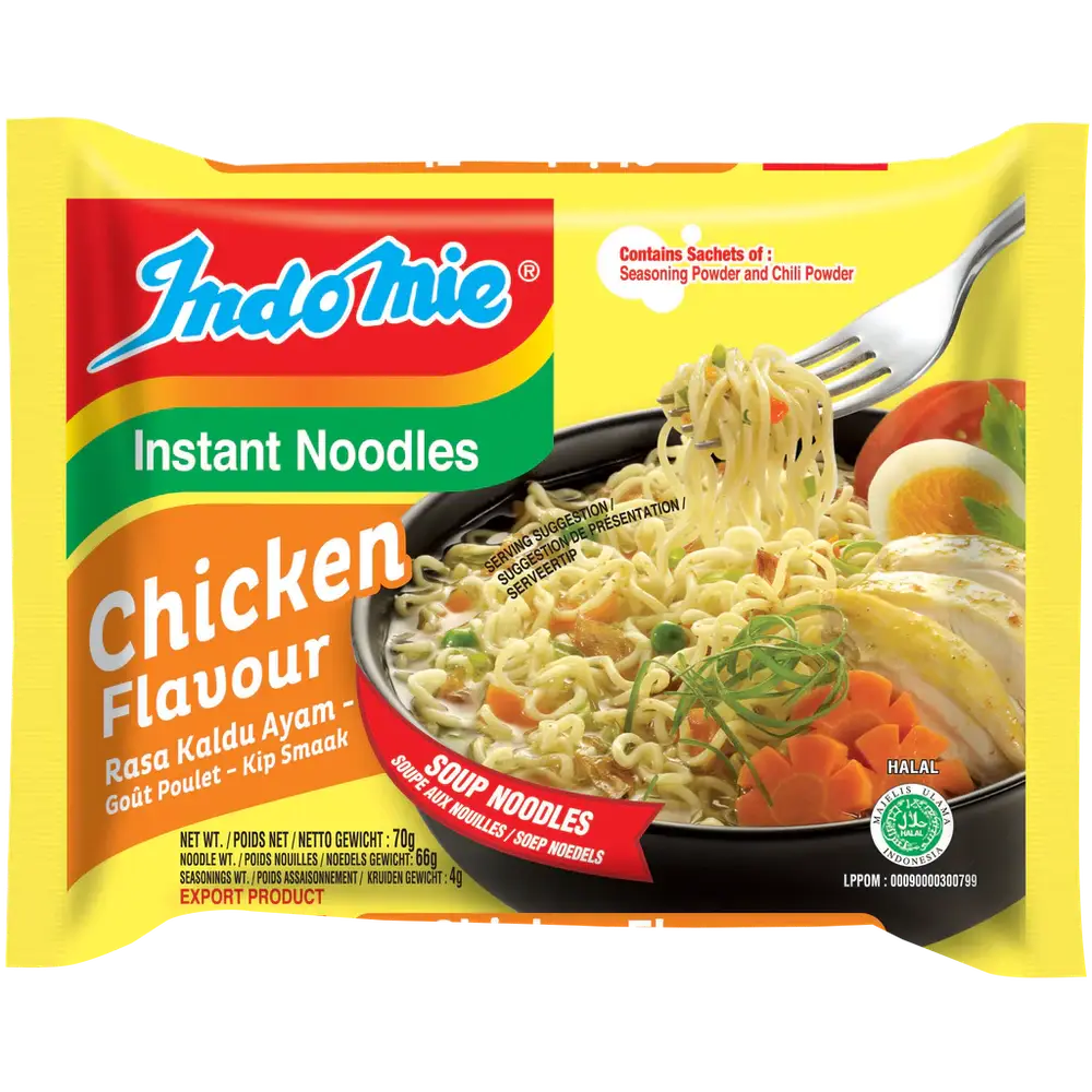 Indomie Instant Noodles Onion Chicken Flavour - My American Shop France