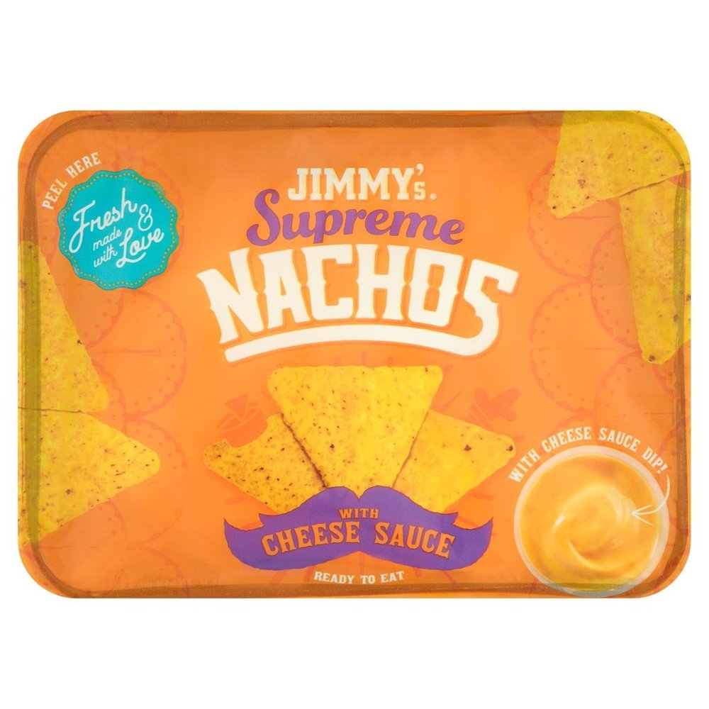 Jimmy's Supreme Nachos With Cheese Saus - My American Shop