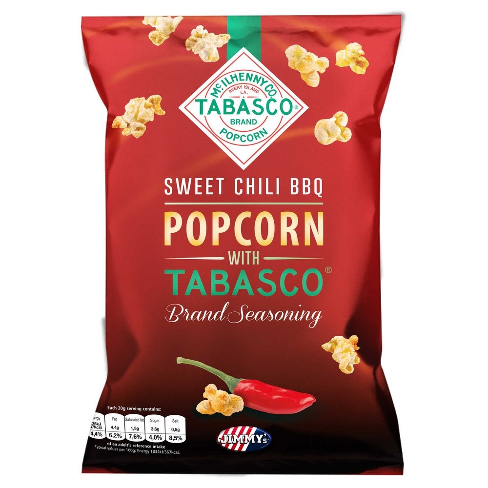 Tabasco Popcorn Sweet Chili BBQ - My American Shop