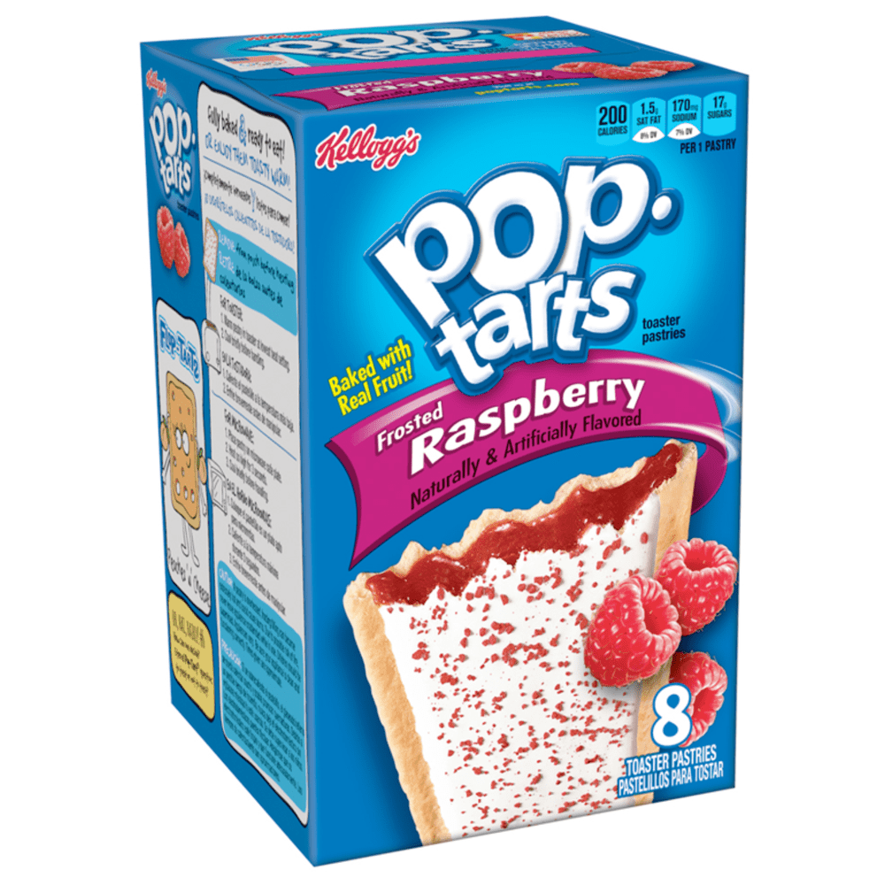 Kellogg's Pop Tarts Frosted Raspberry Big - My American Shop France