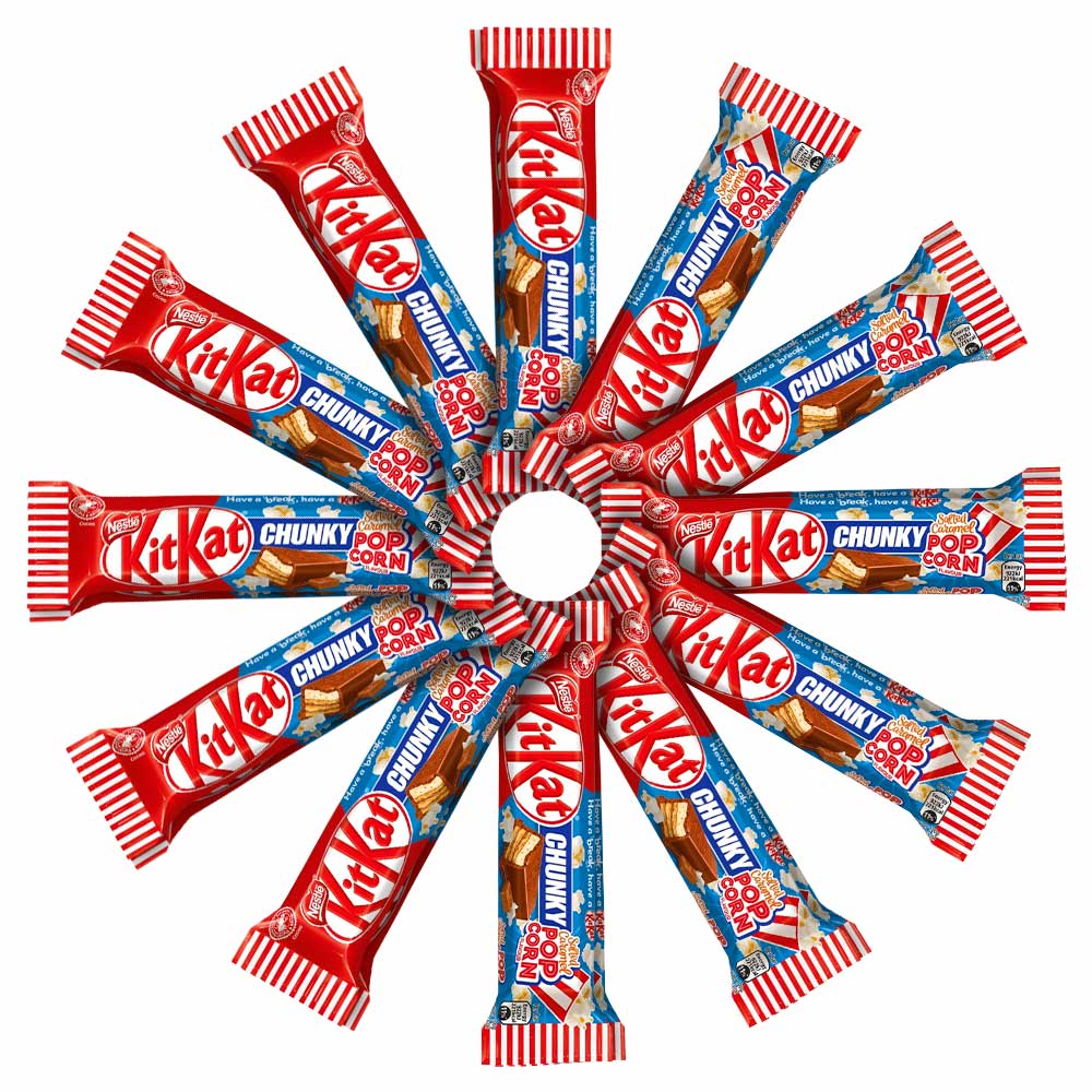 Kit Kat Chunky Salted Caramel Pop Corn - My American Shop