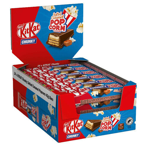 Kit Kat Chunky Salted Caramel Pop Corn - My American Shop
