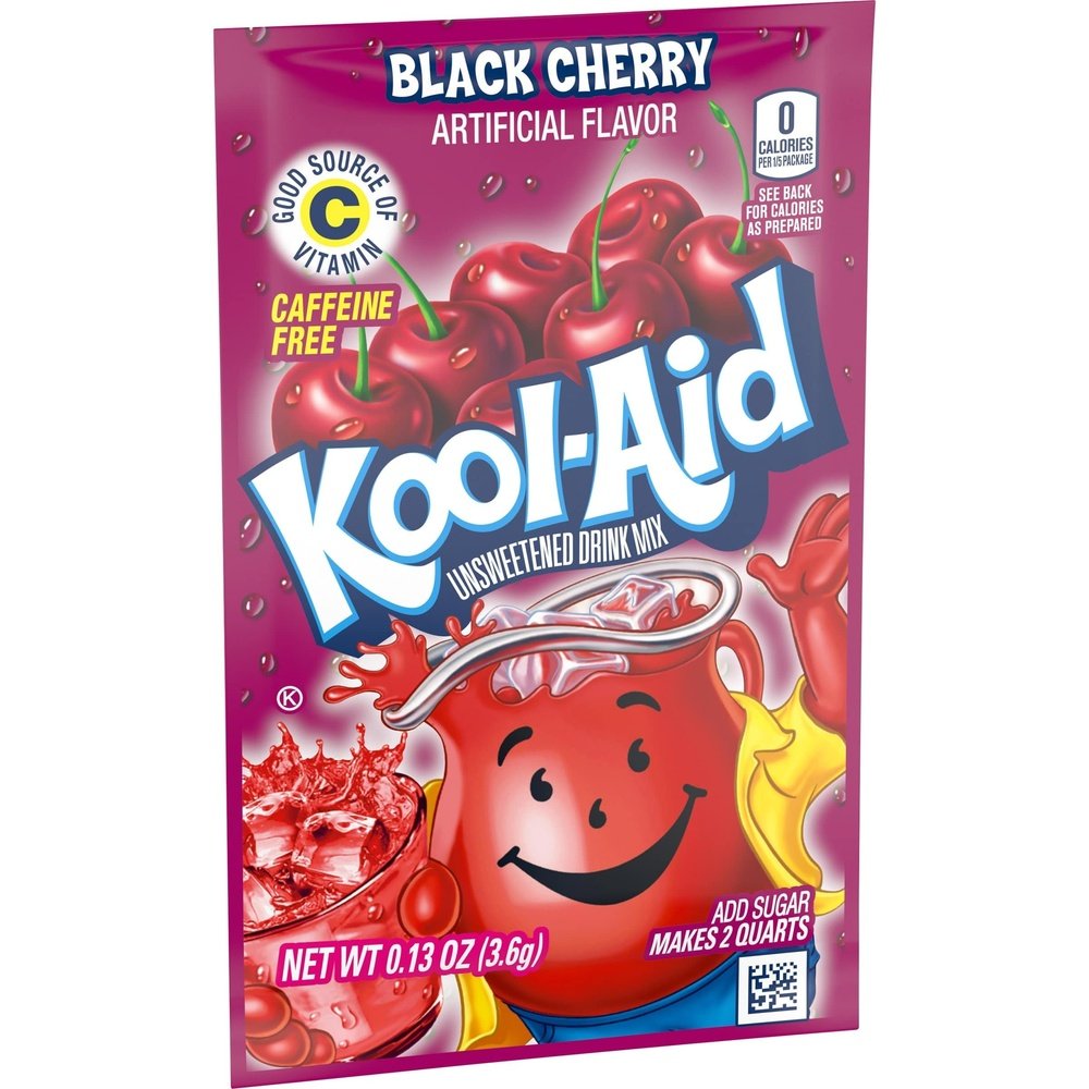 Kool Aid Black Cherry (6 Sachets) - My American Shop