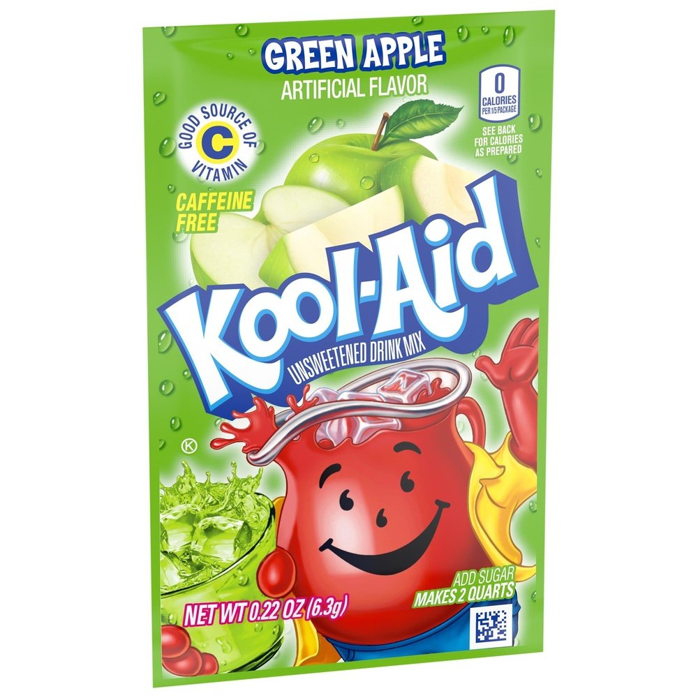 Kool Aid Green Apple (6 Sachets) - My American Shop