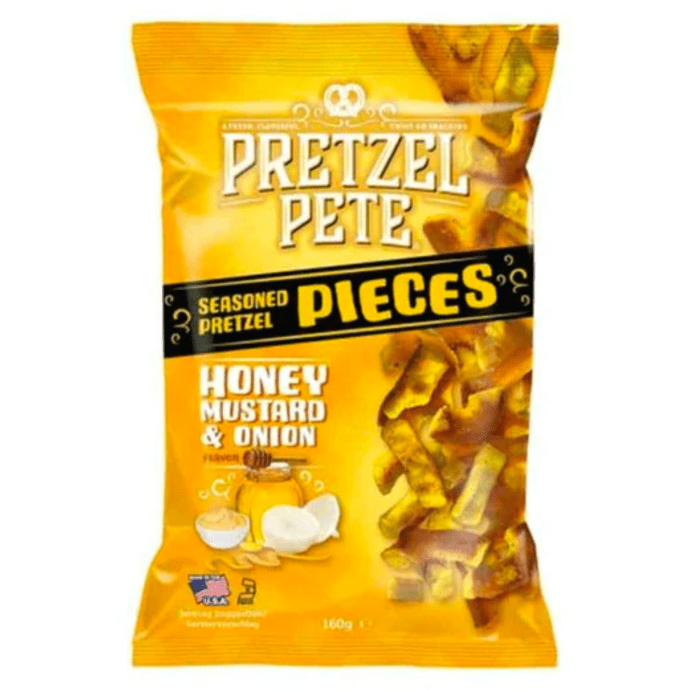 Pretzel Pete Pieces Honey Mustard & Onion - My American Shop France