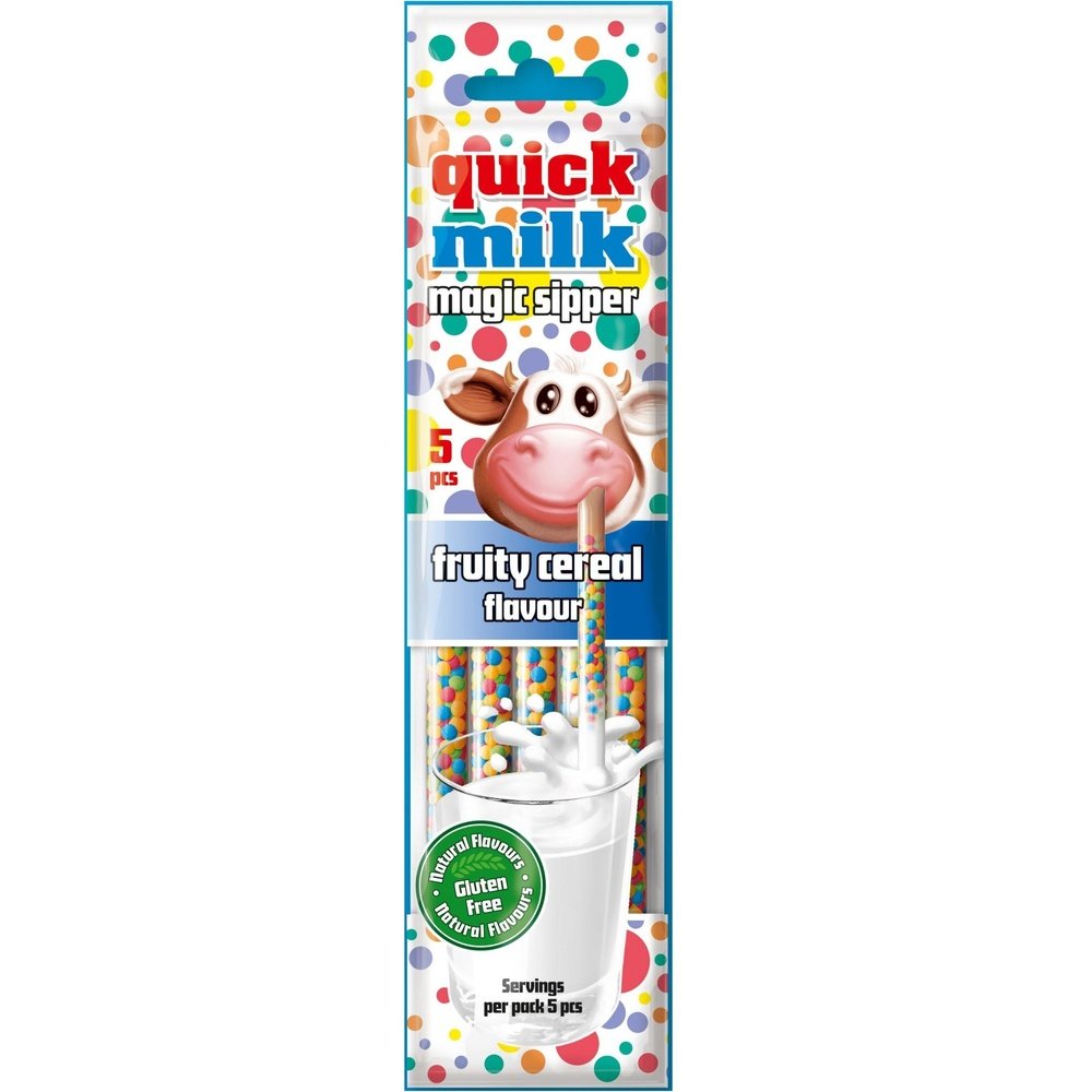 Quick Milk Magic Sipper Fruity Cereal - My American Shop France
