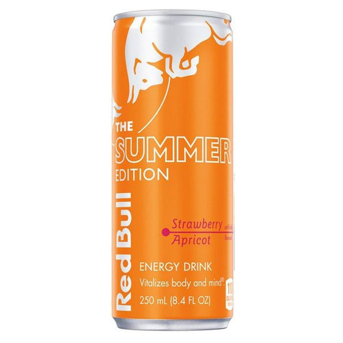 Red Bull Energy Drink Apricot & Strawberry - My American Shop France