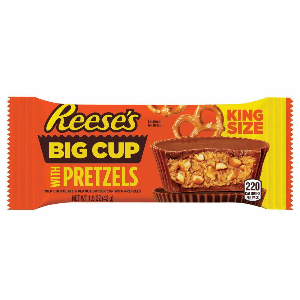 Reese's Big Cup Stuffed With Pretzels King Size - My American Shop
