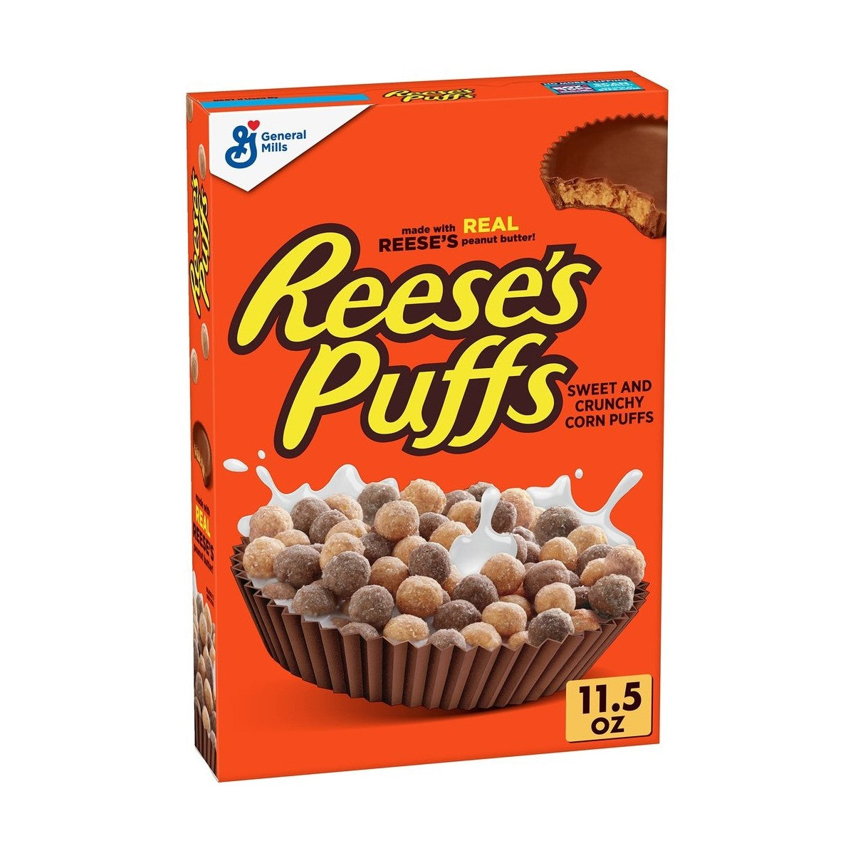 Boîte de céréales Reese's Puffs chocolat beurre de cacahuète - importées des USA