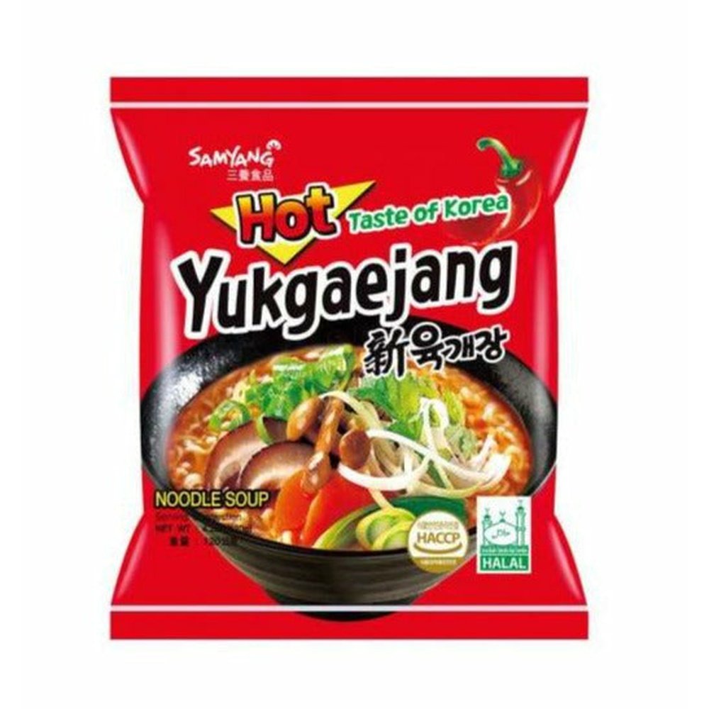 Samyang Ramen Hot Yukgaejang Spicy Mushroom - My American Shop