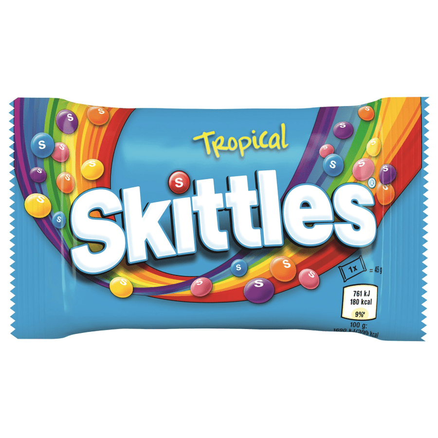 SKITTLES TROPICAL FRUITS TROPICAUX - My American Shop