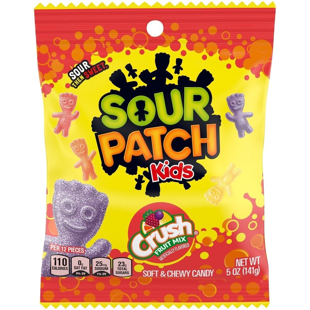 Sour Patch Kids Crush Fruit Mix - My American Shop