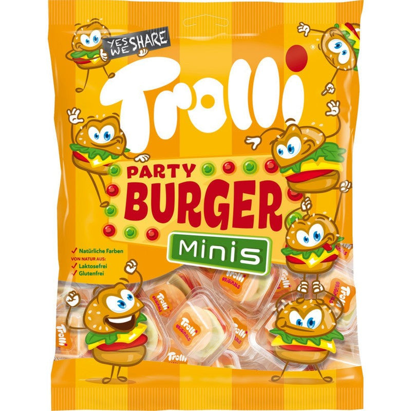 Trolli Party Burger Minis - My American Shop France