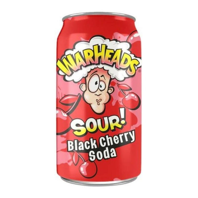 Warheads Sour Black Cherry Soda - My American Shop