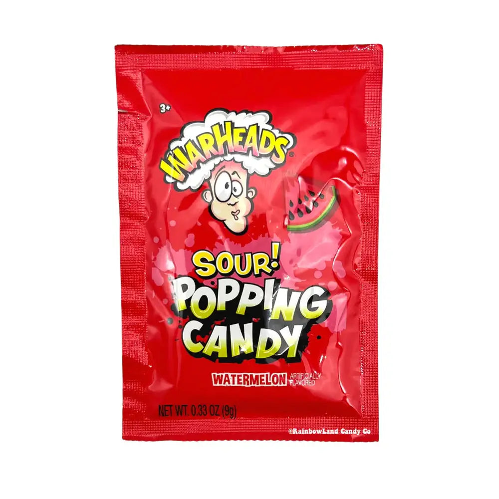 Warheads Sour Popping Candy Watermelon - My American Shop France