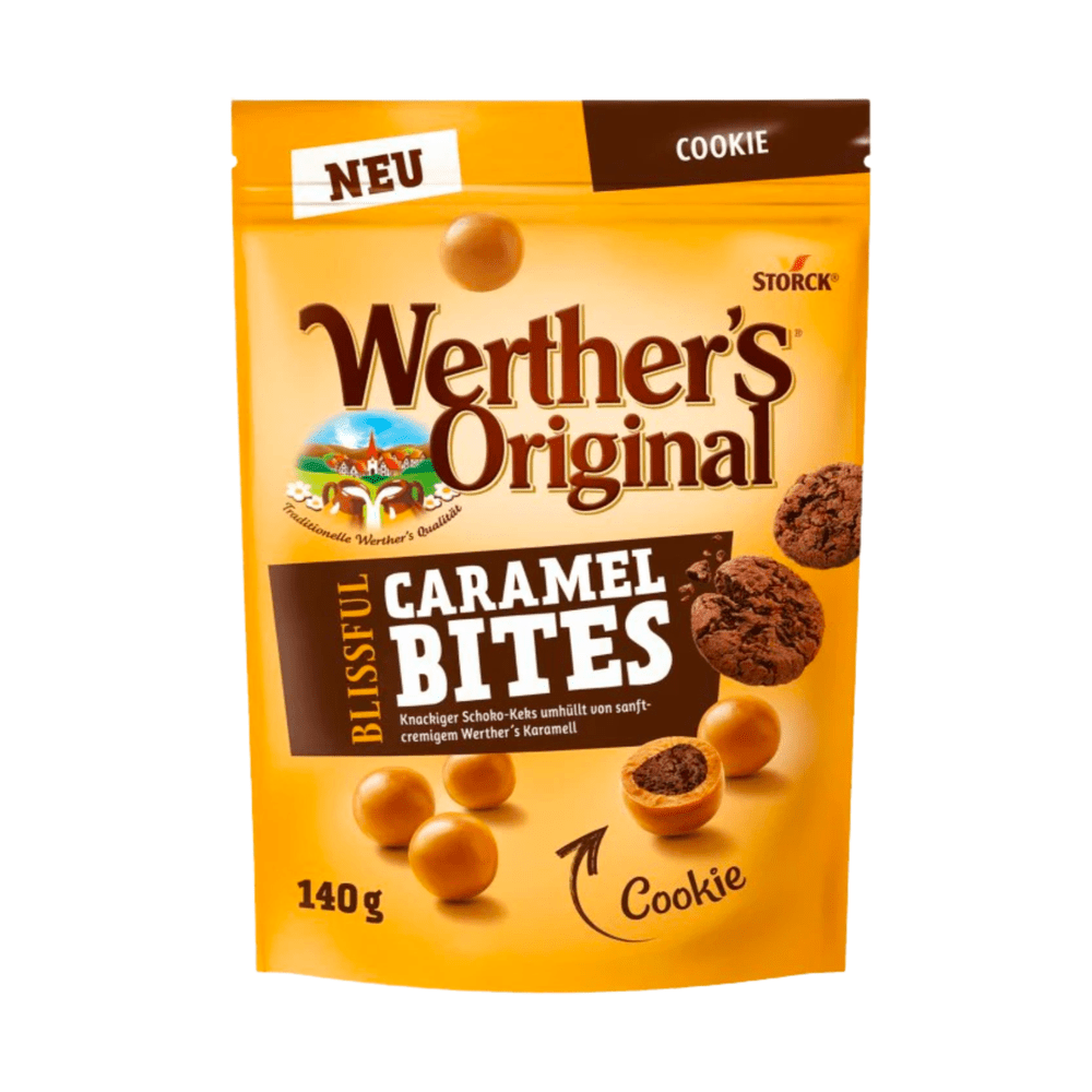 Werther's Original Blissful Caramel Bites Cookie - My American Shop France