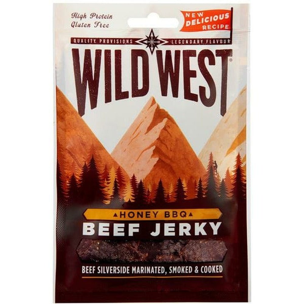WILD WEST BEEF JERKY MIEL BBQ - My American Shop