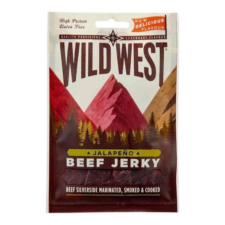 WILD WEST BEEF JERKY JALAPENO XL - My American Shop