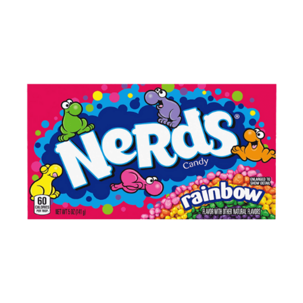 Wonka Nerds snoep regenboog doos