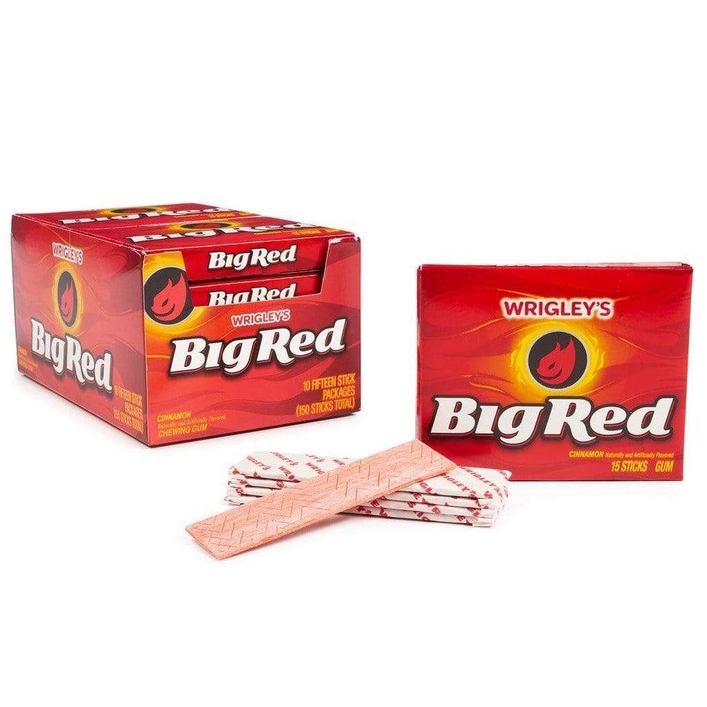 WRIGLEY BIG RED CHEWING-GUMS - My American Shop