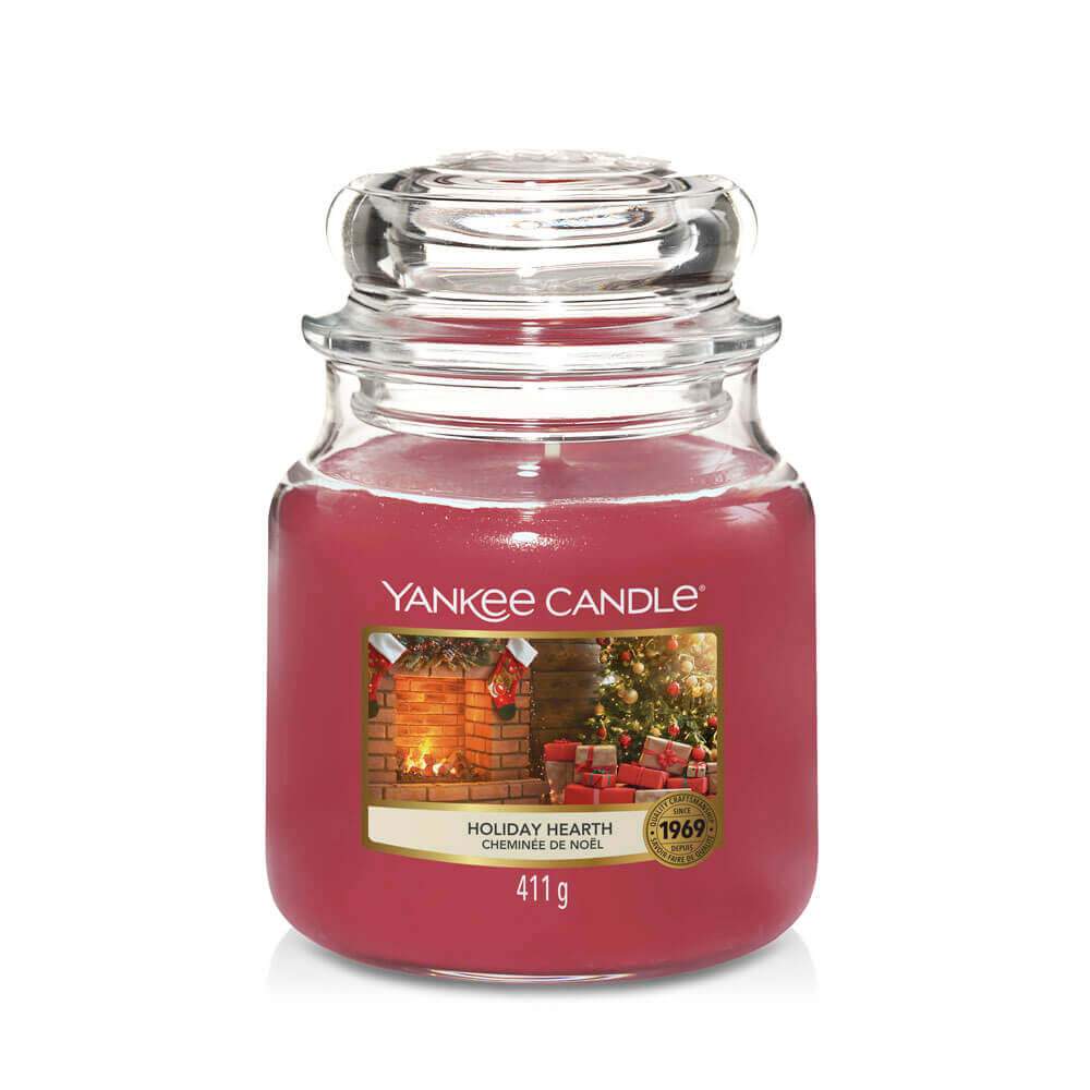 Yankee Candle Holiday Hearth Moyenne Jarre - My American Shop