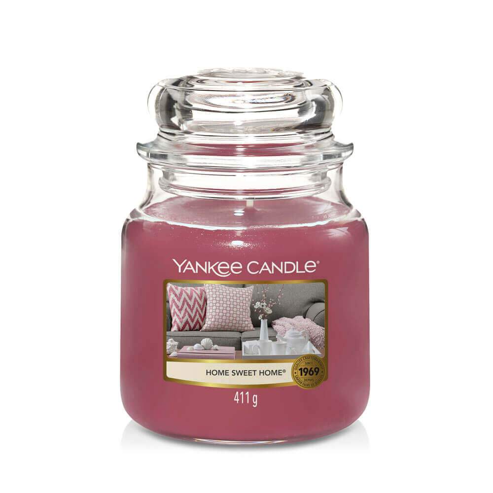 Yankee Candle Home Sweet Home Moyenne Jarre - My American Shop