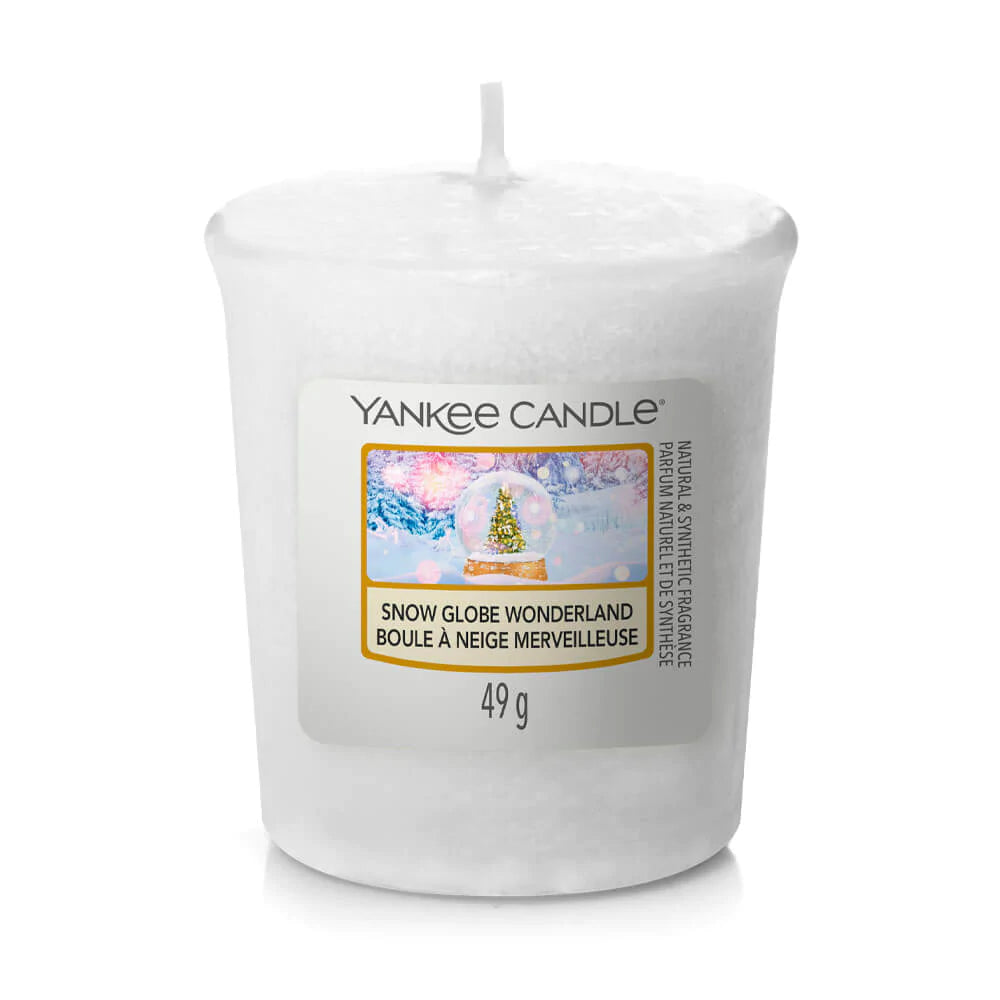 Yankee Candle Snow Globe Wonderland Votive - My American Shop